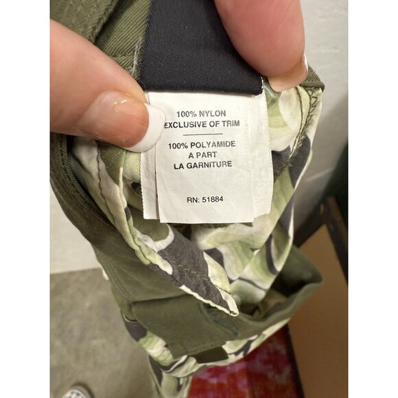 VTG Patagonia Pataloha Womens Kokawe Pant Green Swirl Print Size 6 - Picture 9 of 10